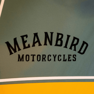 Mean Bird Motorcycles Black Cut Vinyl Sticker